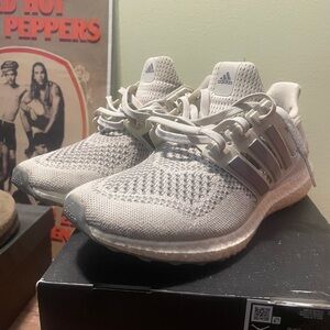 Adidas Light Gray Ultraboost Sneakers